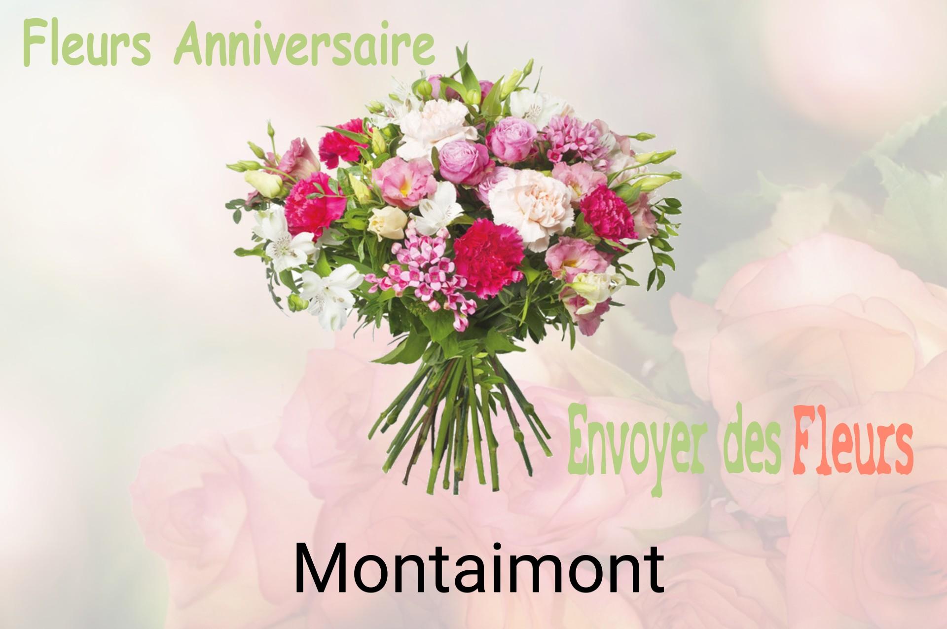 Bouquet de fleurs d’anniversaire livré à Montaimont